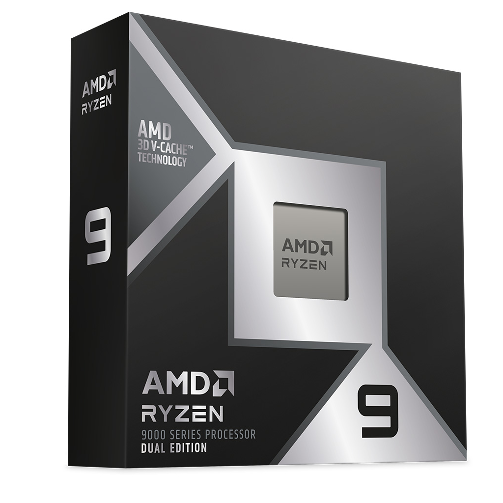 AMD RYZEN 9 9950X3D2 Dual Edition 16 Core, 4,30-5.60GHz, 208Mb Cache, 200W, AM5 Soket, BOX (Kutulu) (Dahili Grafik VAR, Fan YOK)