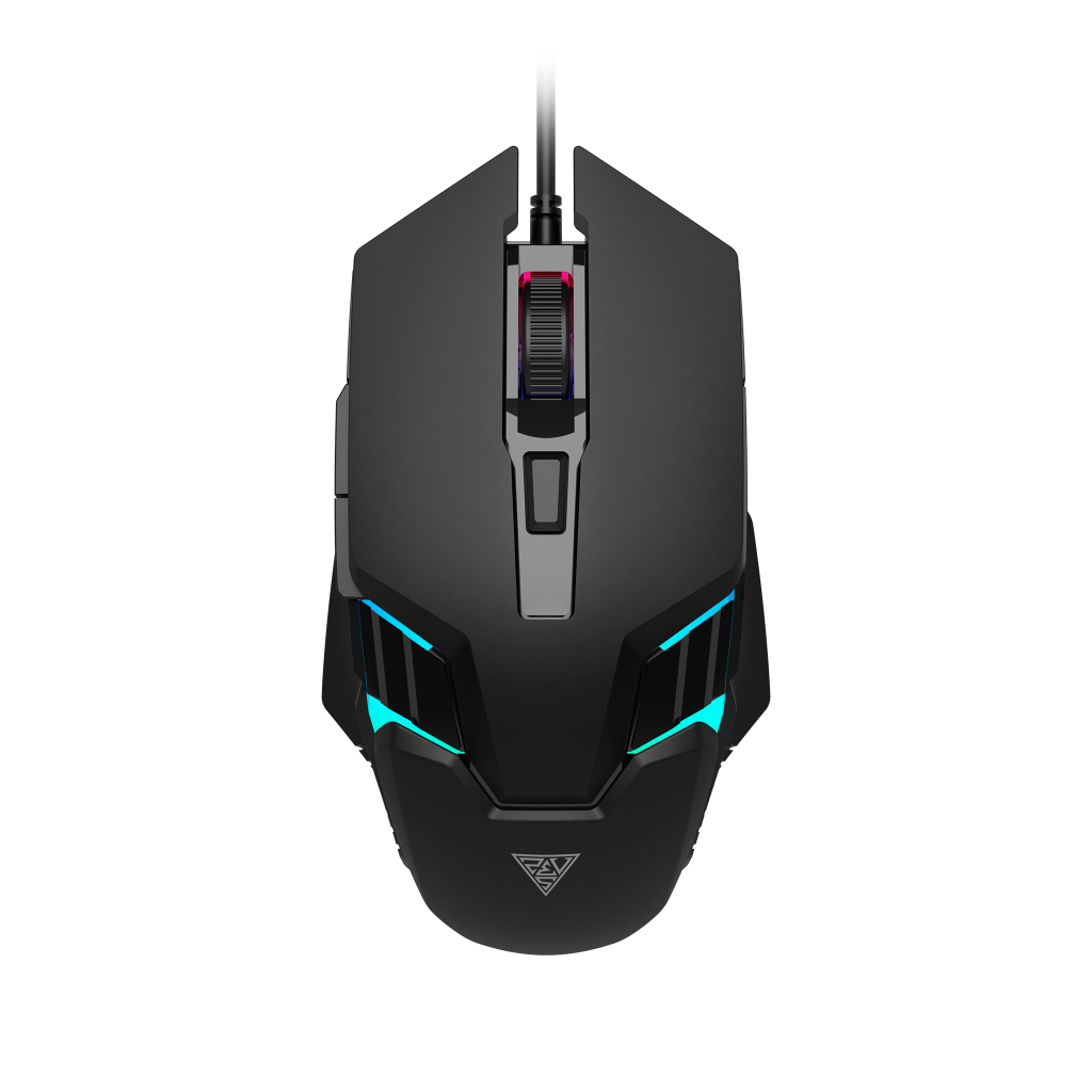 GAMDIAS AURA GS4, Çok Renkli Aydınlatma, USB Kablolu, 6 Programlanabilir Buton, Gaming Mouse, 3.600 DPI, Siyah