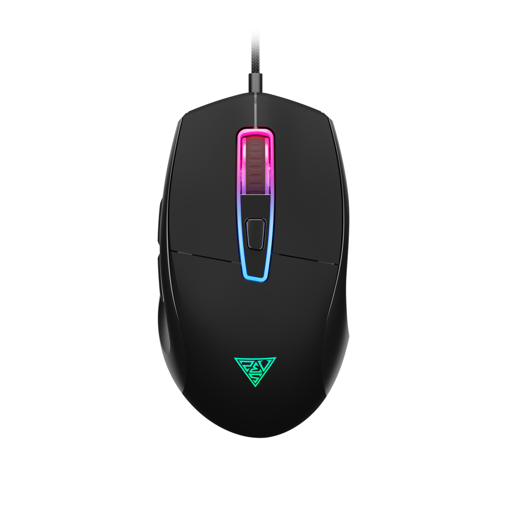 GAMDIAS ZEUS M5, RGB Aydınlatma, USB Kablolu, 7 Programlanabilir Buton, Gaming Mouse, 12.800 DPI, Siyah