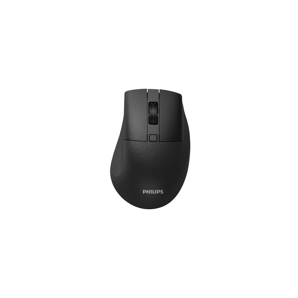 PHILIPS SPK7528B, SESSİZ, Siyah, USB Nano 2,4Gh ve Bluetooth Kablosuz, 1600dpi, Optic, 3 Tuşlu, Ergonamik, Sessiz Click, Mouse