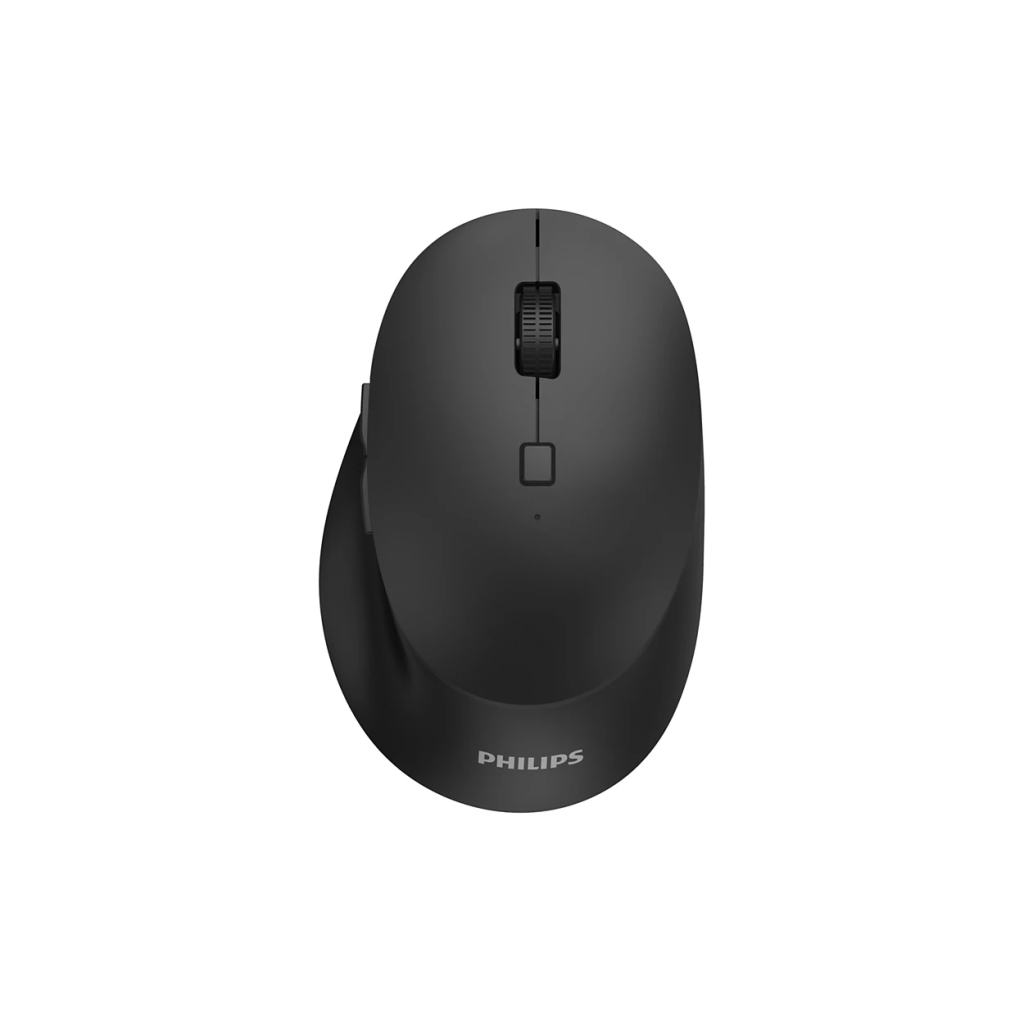 PHILIPS SPK7607B, Siyah, USB Nano 2,4Gh ve Bluetooth Kablosuz, 3200dpi, Optic, 7 Tuşlu, Sessiz Click, Mouse
