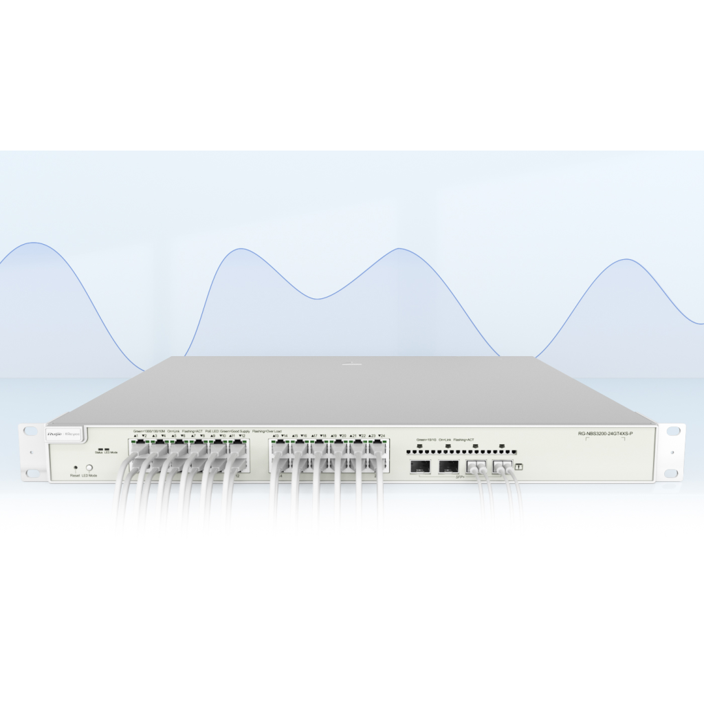 RUIJIE REYEE RG-NBS3200-48GT4XS 24 Port GigaBit, 4 Port 10G SFP, L2 Yönetilebilir Switch Metal Kasa