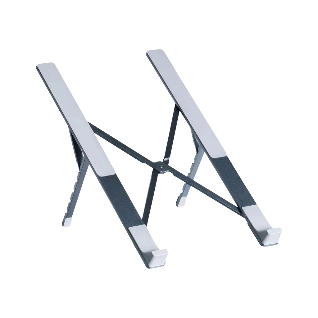 FRISBY FNC-5135ST, 10"-17.3" Taşınabilir, Katlanır, Notebook Standı, 5 Kademeli Ayarlanabilir Yükseklik, Alüminyum (Gri-Mavi)
