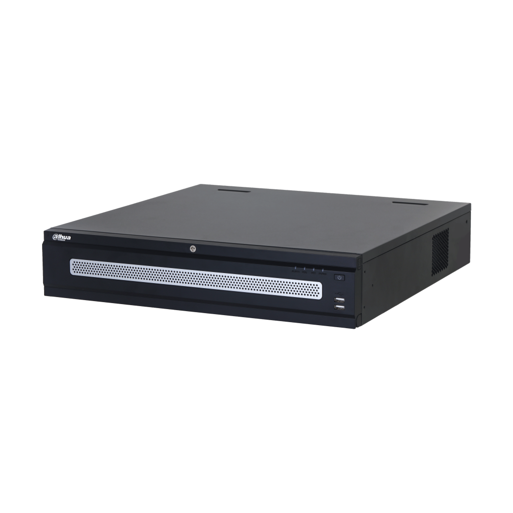 DAHUA NVR608RH-64-XI, 64Kanal, 32Mpix, H265+, 8 HDD, 1080P Kayıt, 1280 Mbps Bant Genişliği, 2 Port 2500 Mbps LAN, RAID 0/1/5/6/10, Çift Power Supply, NVR