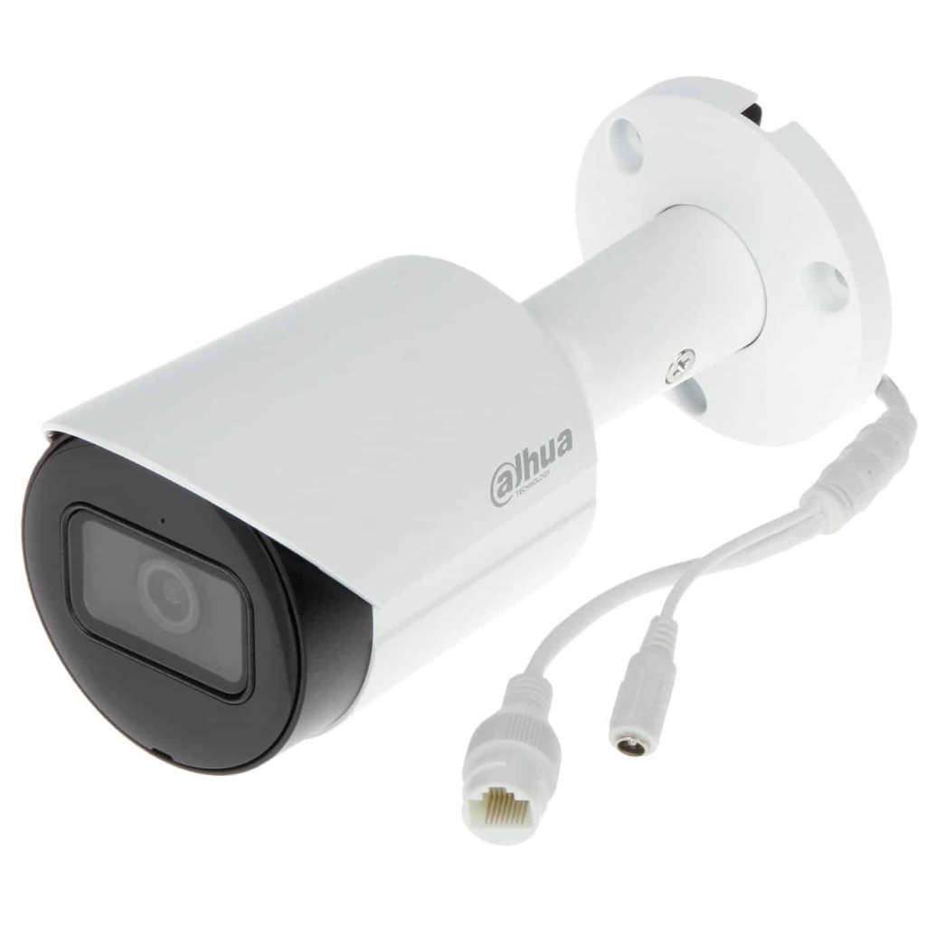 DAHUA IPC-HFW2441S-S-0360B, 4Mpix, 3,6mm Lens, H265+, 30Mt Gece Görüşü, IP67, Dahili Mikrofon, PoE Bullet IP Kamera