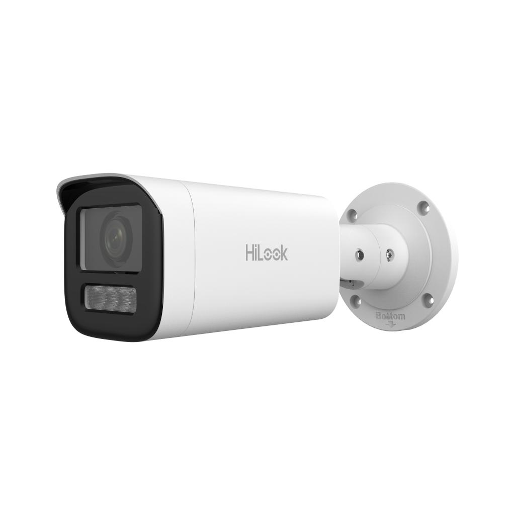 HILOOK IPC-B620HA-LZU, 2Mpix, 2,8-12mm Motorize Lens, H265+, Dual Light, 50Mt Gece Görüşü, Dahili Mikrofon, PoE, IP67, IK10, Bullet, IP Kamera
