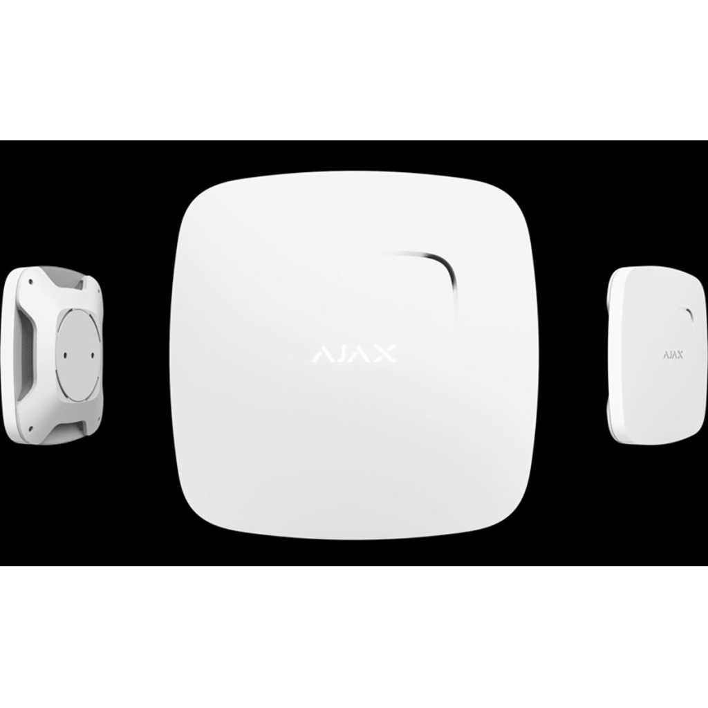 AJAX Fire Protect, Kablosuz, Isı ve Duman Dedektörü, BEYAZ