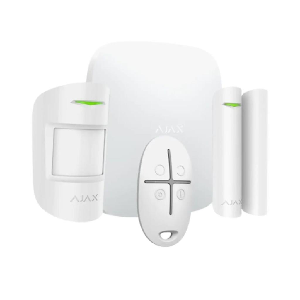 AJAX StarterKit 4G, Kablosuz, Alarm Kiti, BEYAZ