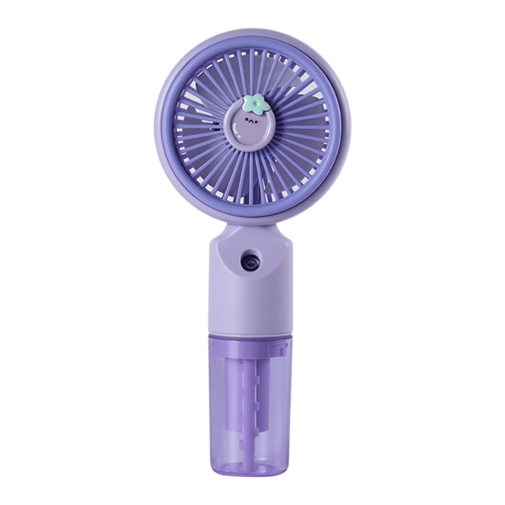 FENY FN-F50, MOR, 3 Kademeli Hız, Buharlı Ferahlık, Elde Kullanım, Dahili 800mAh Bataryalı, Type-C Şarj Girişli, Vantilatör