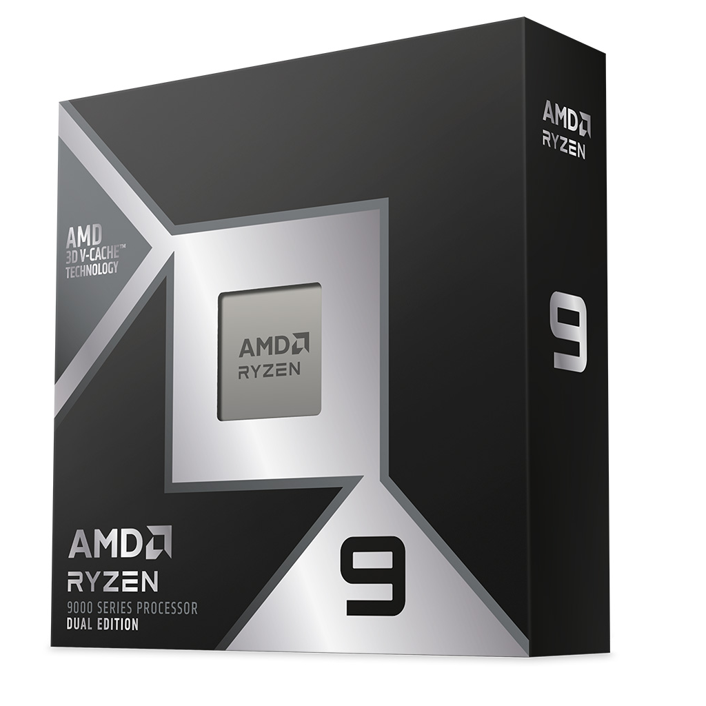 AMD RYZEN 9 9950X3D2 Dual Edition 16 Core, 4,30-5.60GHz, 208Mb Cache, 200W, AM5 Soket, BOX (Kutulu) (Dahili Grafik VAR, Fan YOK)