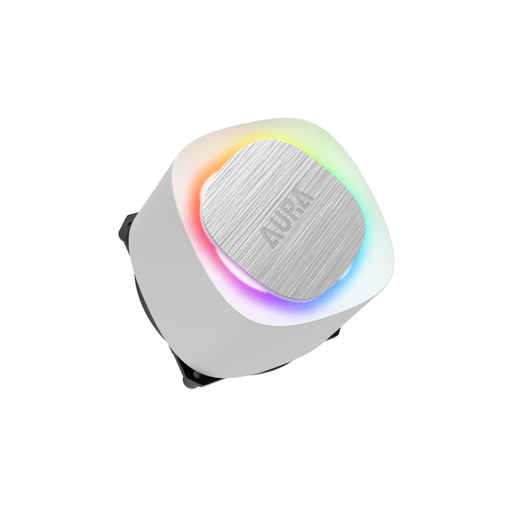 GAMDIAS AURA GL360 V2 WH, White Edition, 360mm, RGB, 3 Fanlı, CPU Sıvı Soğutma