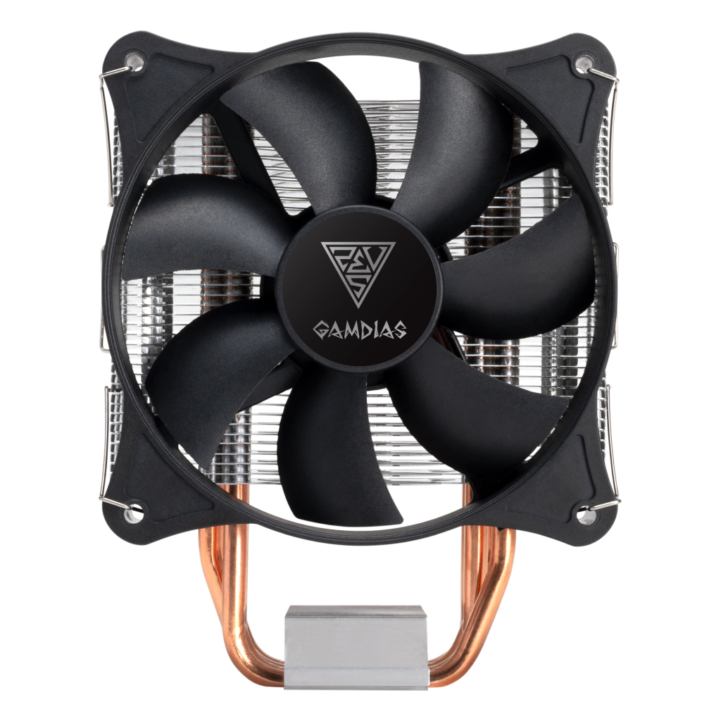 GAMDIAS BOREAS E1-410 MONO, 120mm, CPU Kule Tipi Hava Soğutma, Doğrudan Temas Teknolojisine Sahip 4 adet Gelişmiş Bakır Isı Borusu (AMD AM4 ve INTEL Tüm işlemciler ile uyumlu)
