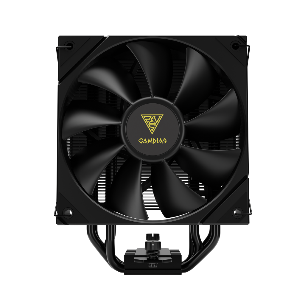GAMDIAS BOREAS E2-410, Black Edition, 120mm, CPU Kule Tipi Hava Soğutma, Doğrudan Temas Teknolojisine Sahip 4 adet Gelişmiş Bakır Isı Borusu (AMD AM4-AM5 ve INTEL Tüm işlemciler ile uyumlu)