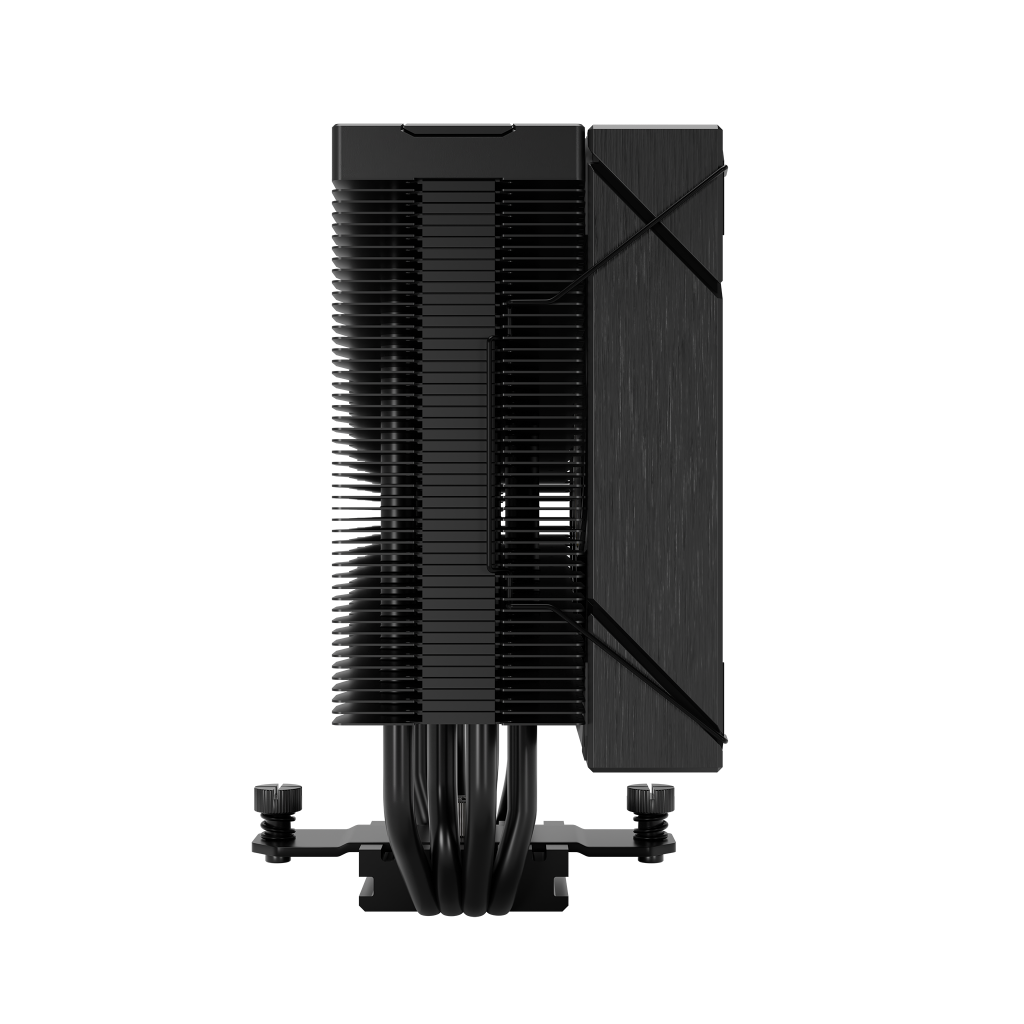 GAMDIAS BOREAS E2-410, Black Edition, 120mm, CPU Kule Tipi Hava Soğutma, Doğrudan Temas Teknolojisine Sahip 4 adet Gelişmiş Bakır Isı Borusu (AMD AM4-AM5 ve INTEL Tüm işlemciler ile uyumlu)