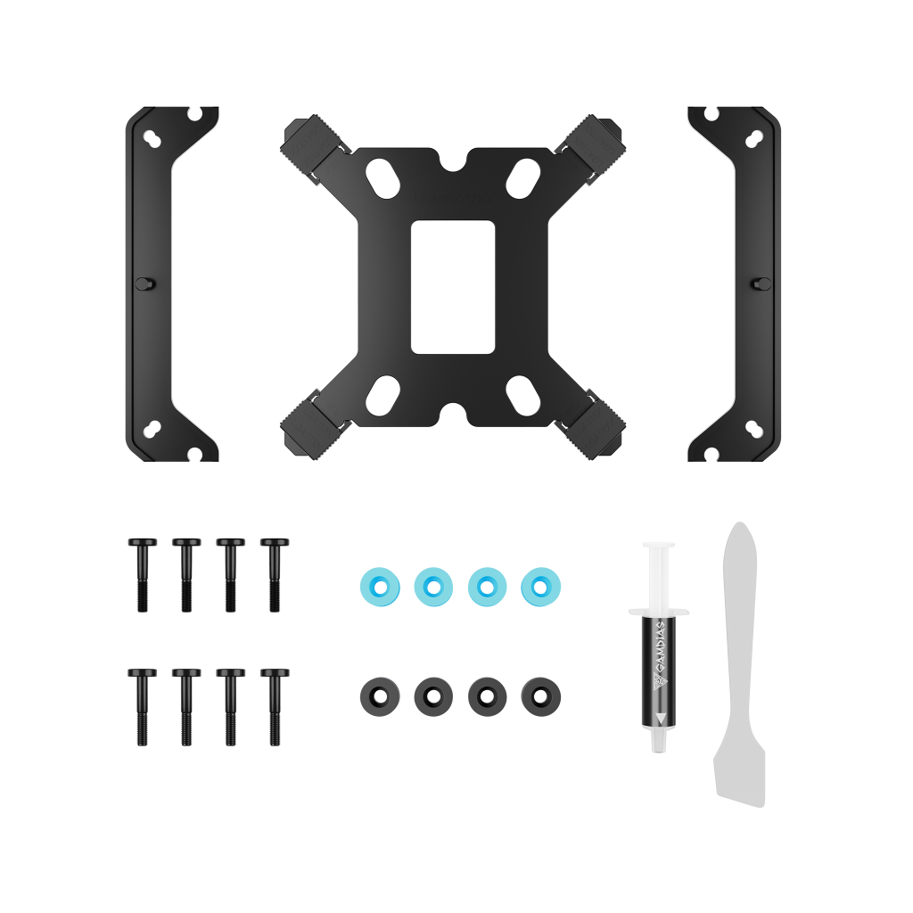 GAMDIAS BOREAS E2-410, Black Edition, 120mm, CPU Kule Tipi Hava Soğutma, Doğrudan Temas Teknolojisine Sahip 4 adet Gelişmiş Bakır Isı Borusu (AMD AM4-AM5 ve INTEL Tüm işlemciler ile uyumlu)