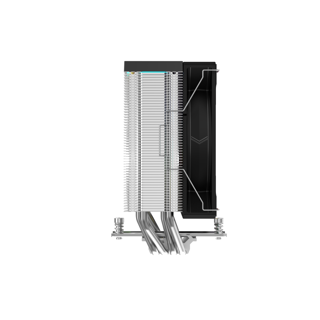 SAMA A40L, Black, 1x120mm ARGB Fan, Kule Tipi Hava Soğutma, 4 adet Gelişmiş Kompozit Isı Borusu, CPU Fan (AMD ve INTEL Tüm işlemciler ile uyumlu)