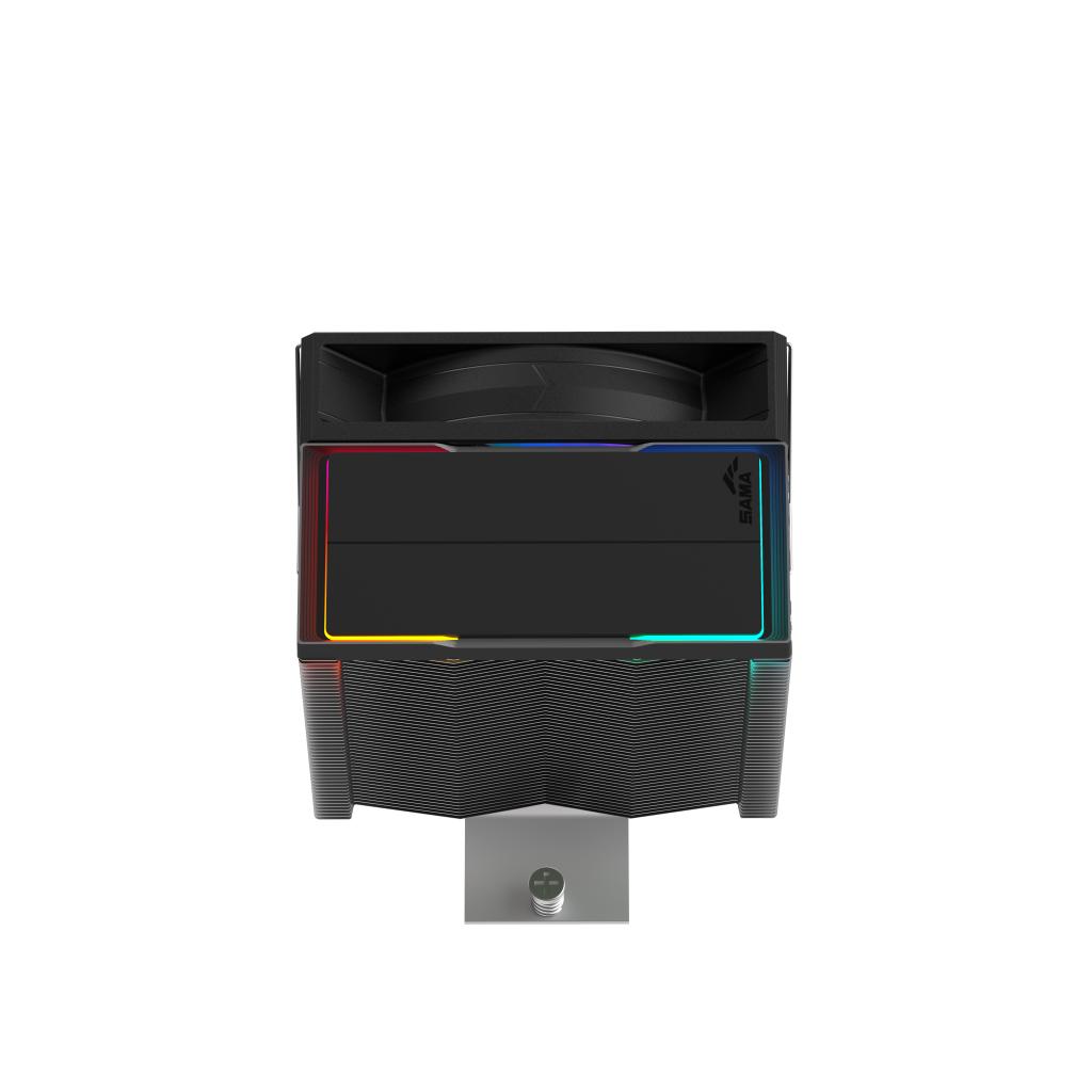 SAMA X40L, Black, 1x100mm ARGB Fan, Kule Tipi Hava Soğutma, 4 adet Gelişmiş Kompozit Isı Borusu, CPU Fan (AMD ve INTEL Tüm işlemciler ile uyumlu)