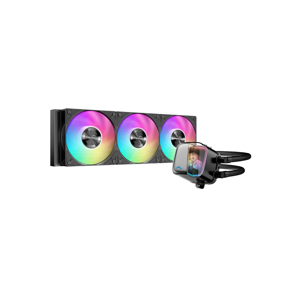 SAMA L70-360BK, Black, 360mm, 3x120mm ARGB Fan, CPU Sıvı Soğutma