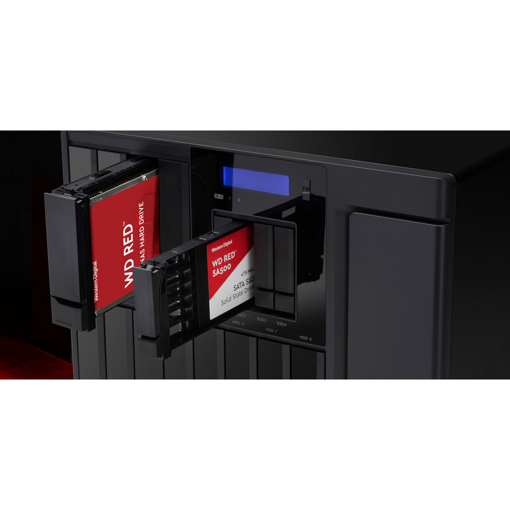 WD Red SA500, WDS500G1R0A, 500GB, 560/530, SERVER ve NAS için Enterprise, 2,5" SATA, SSD