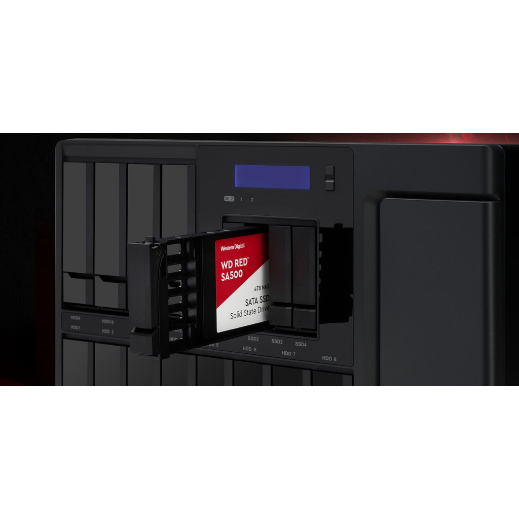 WD Red SA500, WDS500G1R0A, 500GB, 560/530, SERVER ve NAS için Enterprise, 2,5" SATA, SSD
