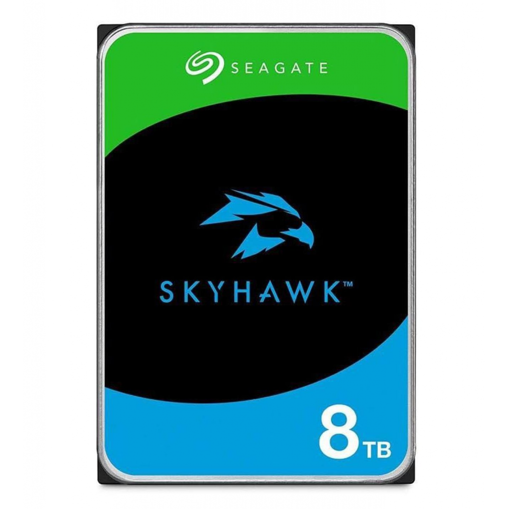 SEAGATE SKYHAWK, ST8000VX010, 3.5", 8TB, 256Mb, 5400Rpm, Güvenlik, HDD