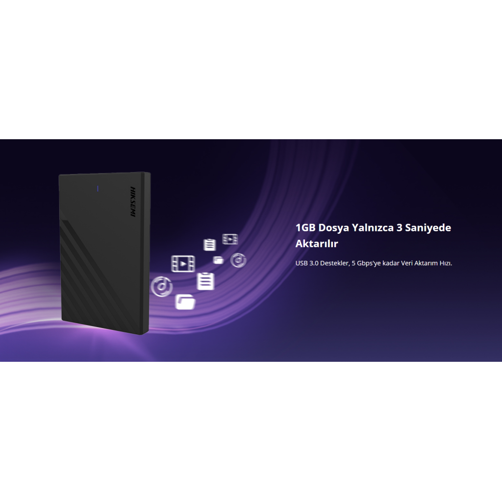 HIKSEMI MHB201, 512GB, 2.5", USB 3.0, 5Gbps, Taşınabilir Harici SSD