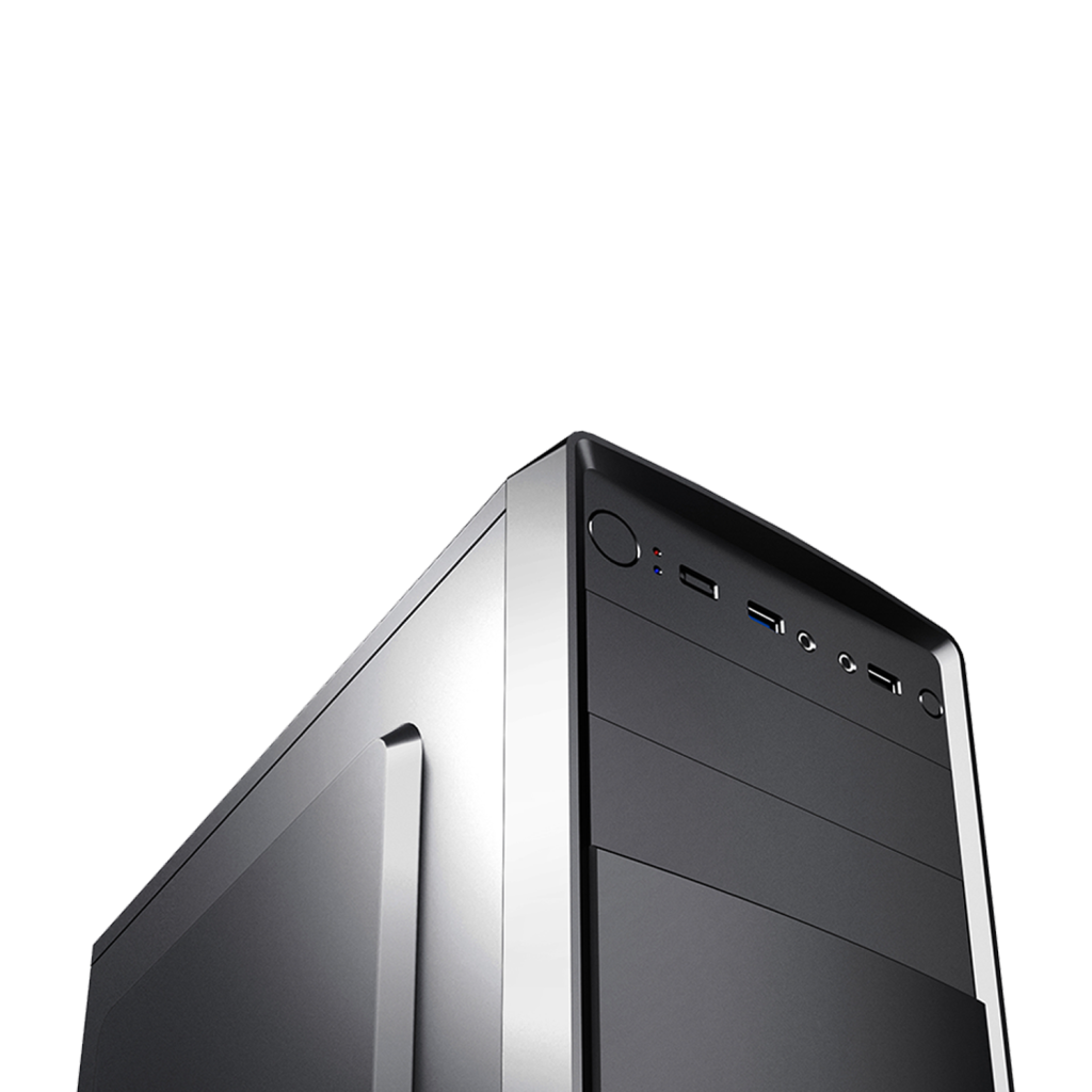 VENTO VS121S Mid Tower, 300W Siyah, ATX Kurumsal KASA