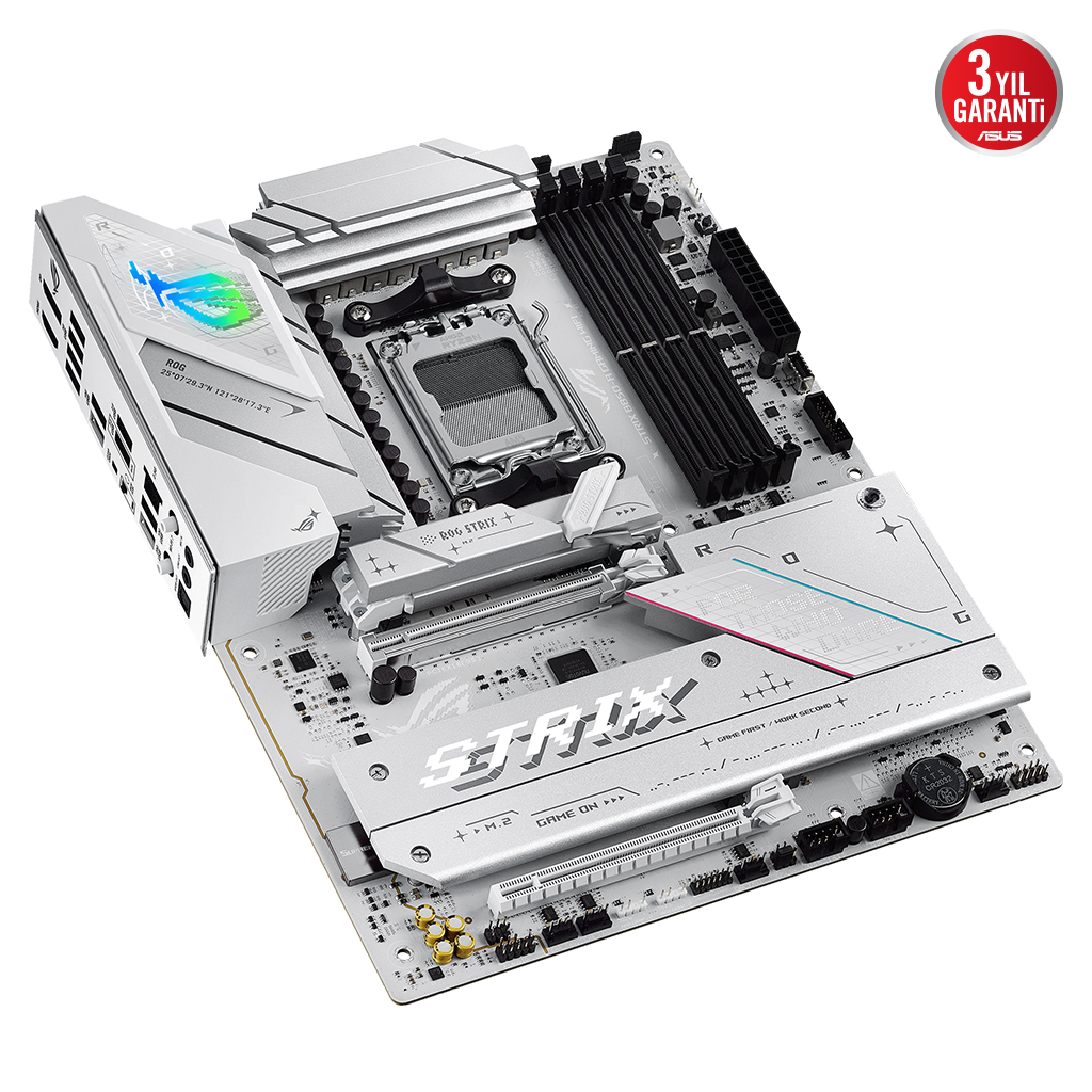 ASUS ROG STRIX B850-A GAMING WIFI7 NEO, 4xDDR5, 4xM.2, HDMI, DP, Type-C, PCIe 5.0, Wi-Fi 7, Bluetooth v5.4, AM5 Soket GAMING Anakart