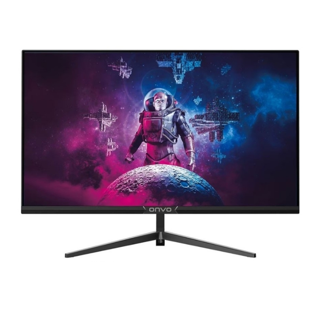 ONVO OV27MNT202G, 27" 1ms, 180Hz, Full HD, HDMI, DP, 2x2W Hoparlör, Metal Ayak, IPS Panel, NVDI G-Sync ve AMD FreeSync, GAMING Monitör