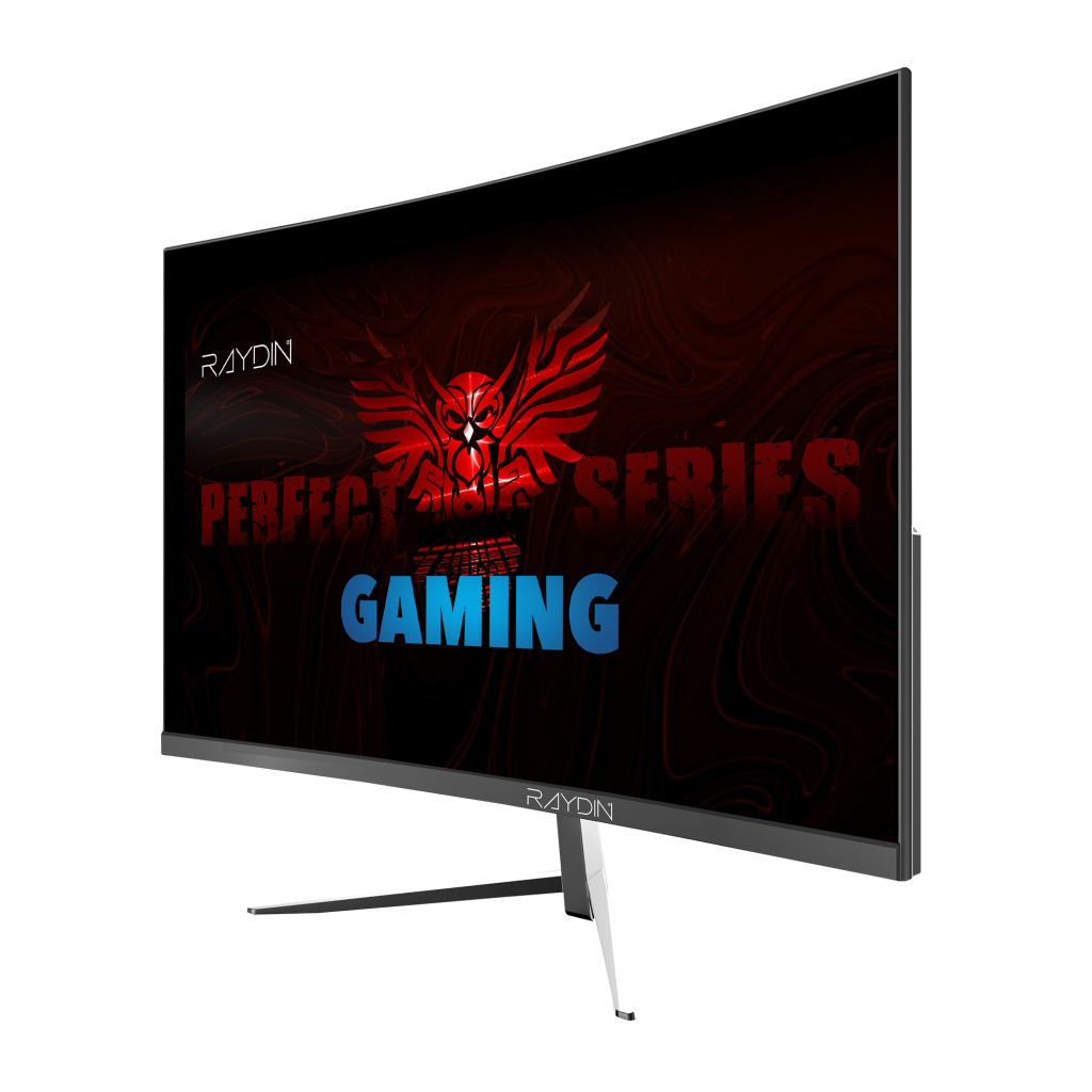 RAYDIN MM24RFA-240HZ, 23.6", 1ms, 240Hz, Full HD, 300 nits, HDMI, DP, Hoparlör, VA LED, R1650 Curved, Frameless, FreeSync Gaming Monitör