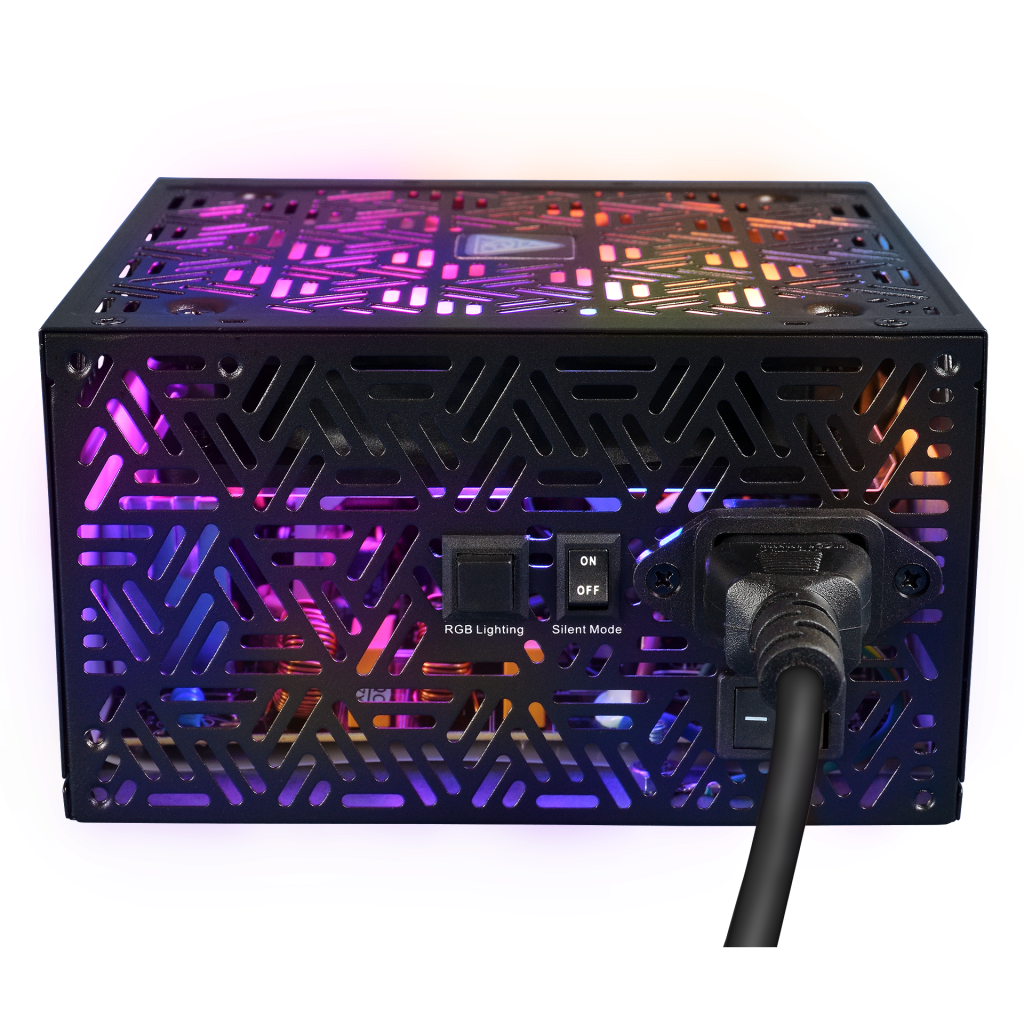 GAMDIAS KRATOS M1-750B, 750W, 80+ Bronze, Aktif PFC, RGB, GAMING, ATX, Power Supply (PSU)