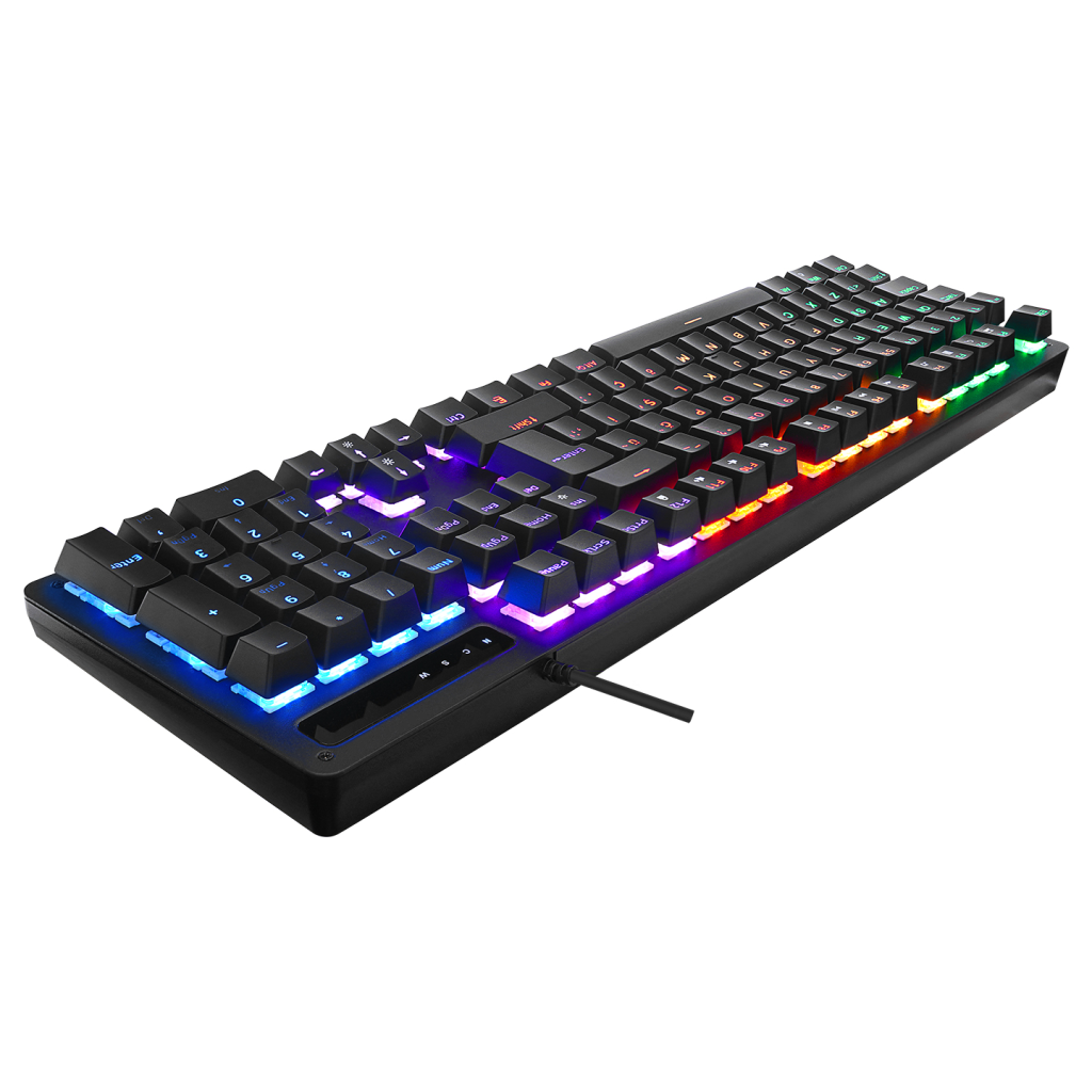 ACER eMachines, EAK104, Siyah, USB Kablolu, RGB Backlight, RED Mekanik Switch, Türkçe Q, 104 Tuşlu, Gaming Klavye