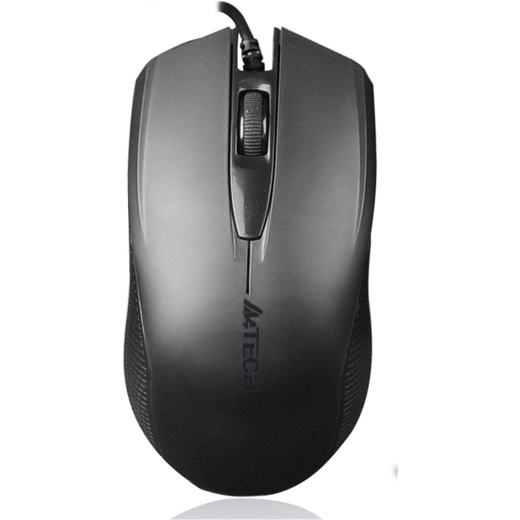 A4 TECH OP-760, Siyah, V-Track, 1000dpi, 3 Buton, Usb Kablolu, Optik Mouse
