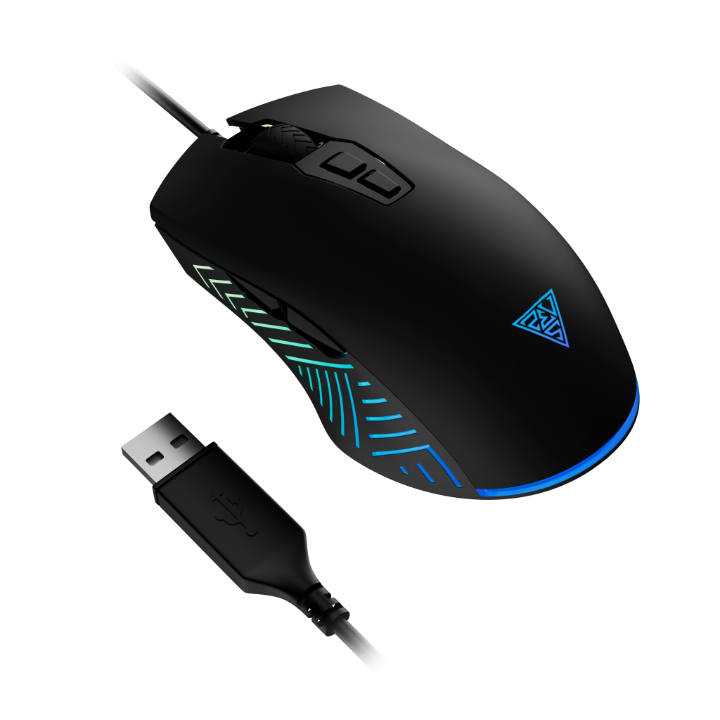 GAMDIAS ZEUS E4, RGB Aydınlatma, USB Kablolu, 7 Programlanabilir Buton, Gaming Mouse, 7.200 DPI, Siyah