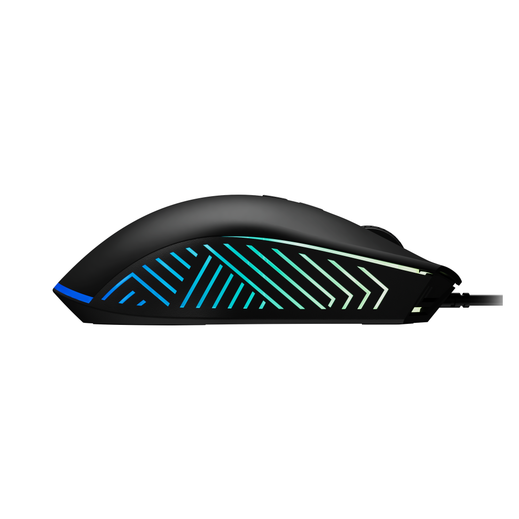 GAMDIAS ZEUS E4, RGB Aydınlatma, USB Kablolu, 7 Programlanabilir Buton, Gaming Mouse, 7.200 DPI, Siyah