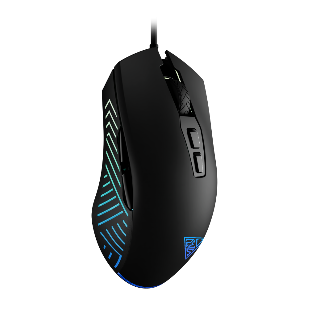 GAMDIAS ZEUS E4, RGB Aydınlatma, USB Kablolu, 7 Programlanabilir Buton, Gaming Mouse, 7.200 DPI, Siyah