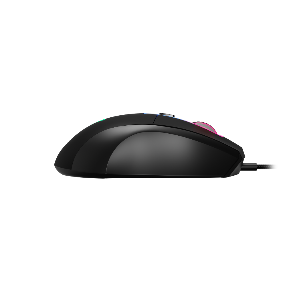 GAMDIAS ZEUS M5, RGB Aydınlatma, USB Kablolu, 7 Programlanabilir Buton, Gaming Mouse, 12.800 DPI, Siyah