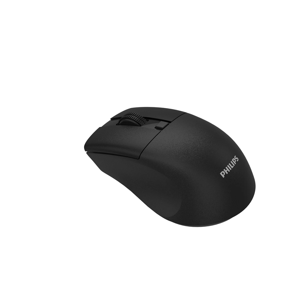 PHILIPS SPK7528B, SESSİZ, Siyah, USB Nano 2,4Gh ve Bluetooth Kablosuz, 1600dpi, Optic, 3 Tuşlu, Ergonamik, Sessiz Click, Mouse