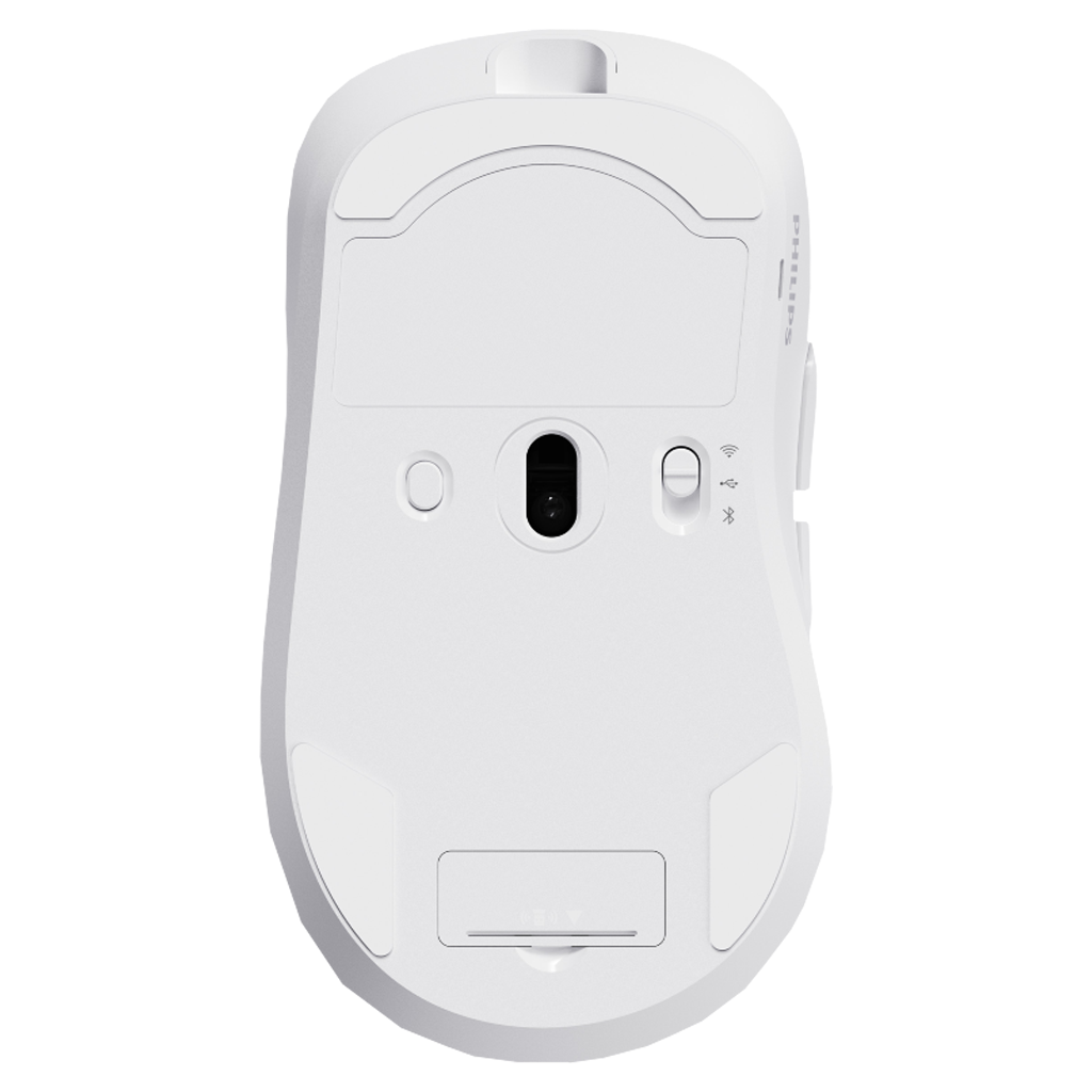 PHILIPS SPK9418W, EVNIA, Beyaz, USB Nano 2,4Gh ve Bluetooth Kablosuz, 12.000dpi, Optic, 6 Programlanabilir Buton, Şarj Edilebilir, GAMING Mouse