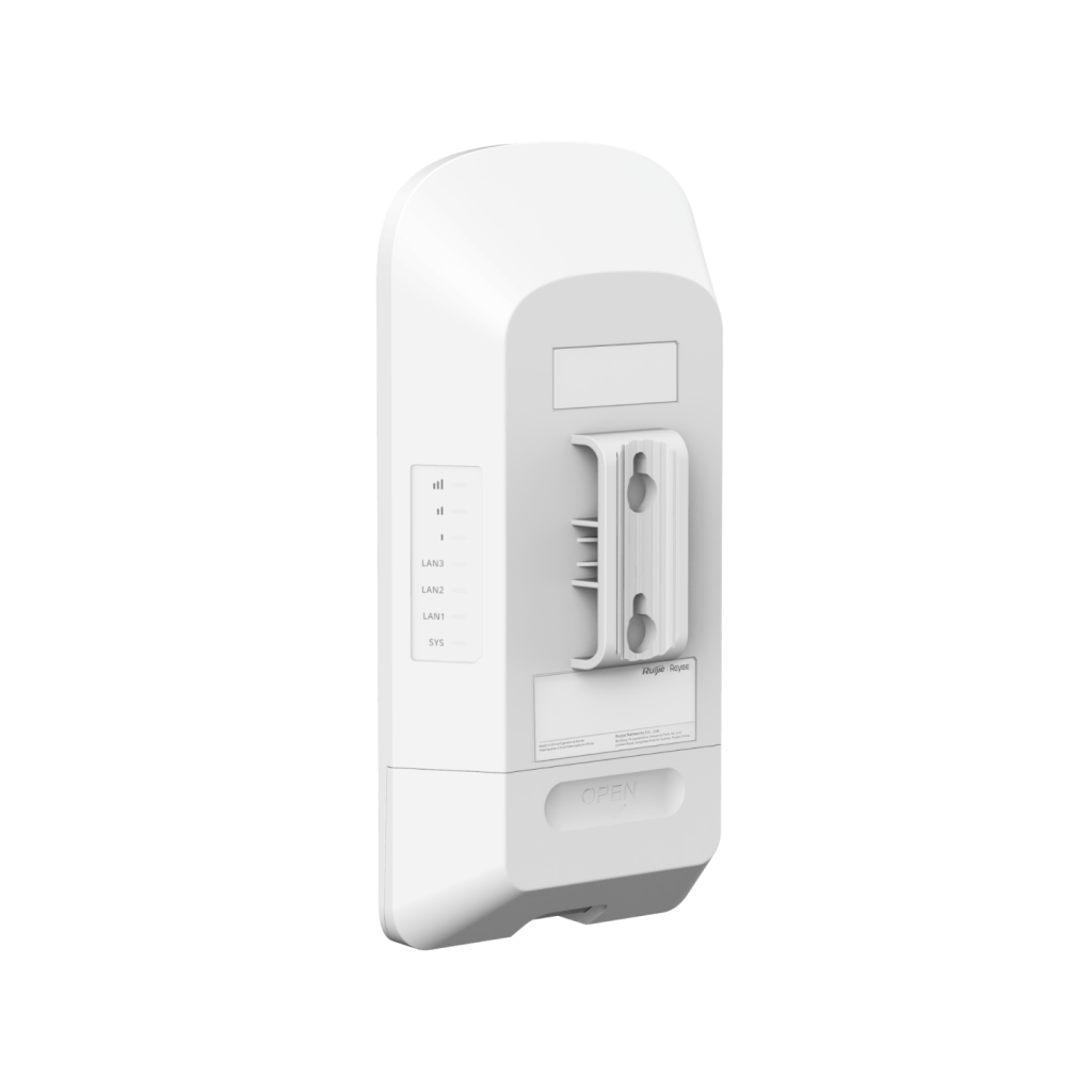 RUIJIE Reyee RG-EST330F-P, 3Port, 867Mbps, 5Ghz, PoE 1Giriş-2Çıkış, Dış Ortam, Noktadan Noktaya TDMA, Acces Point, Kutu İçeriği 1 Adet, (3km)