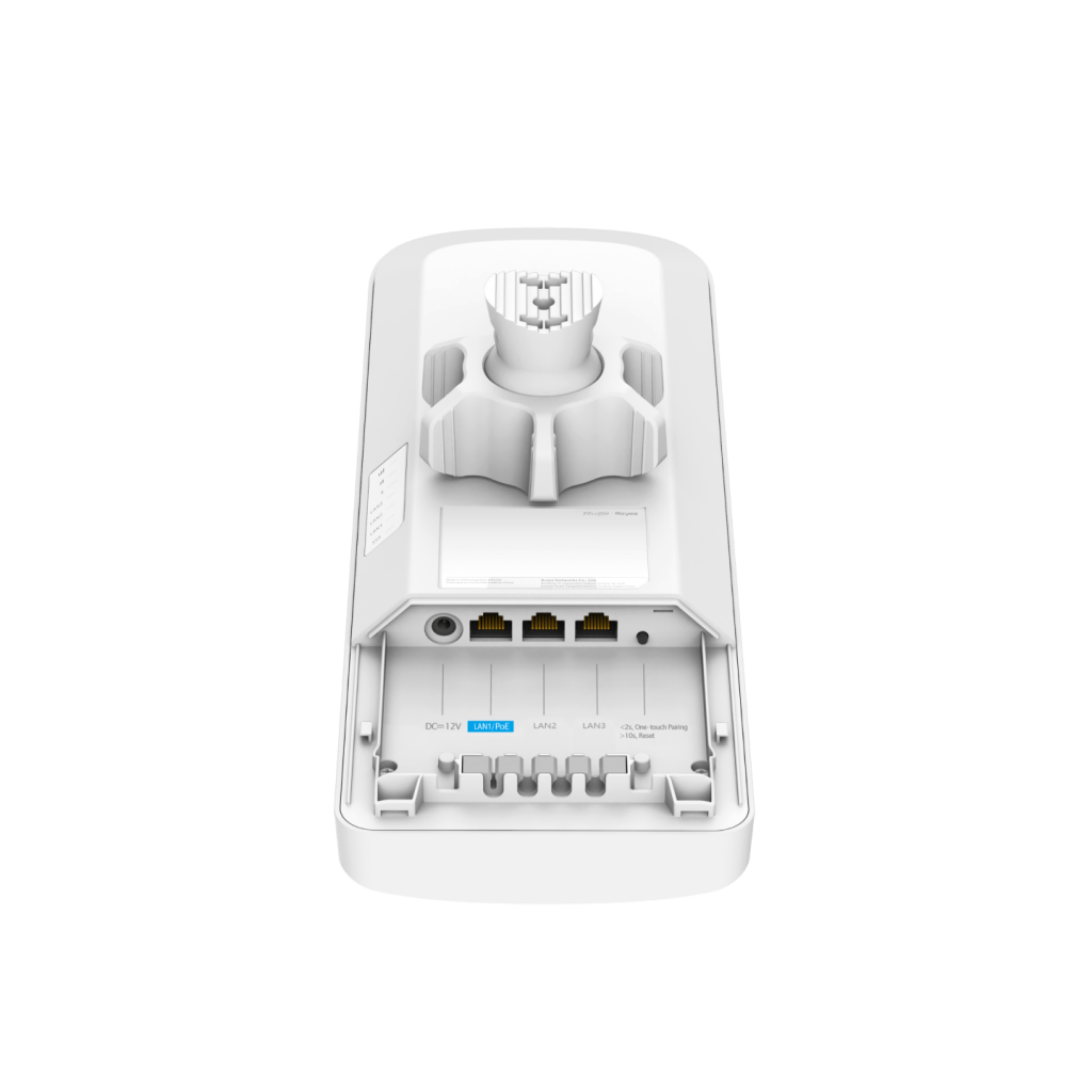 RUIJIE Reyee RG-EST450G, 3Port, 867Mbps, 5Ghz, Pasif PoE, Dış Ortam, Noktadan Noktaya TDMA, 120derece Anten, Acces Point, Kutu İçeriği 1 Adet, (5km)