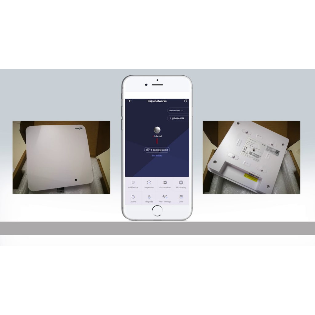RUIJIE Reyee RG-RAP2200(E), 2Port GigaBit, 1267Mbp Dual Band, Wifi 5, PoE, Tavan Tipi, Reyee Mesh, Access Point