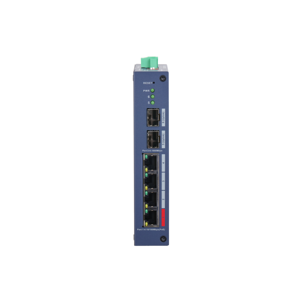 DAHUA CHS4206-4ET-90, 4 Port, Megabit, PoE 90W, 2 Port SFP, Cloud Yönetilebilir, Switch
