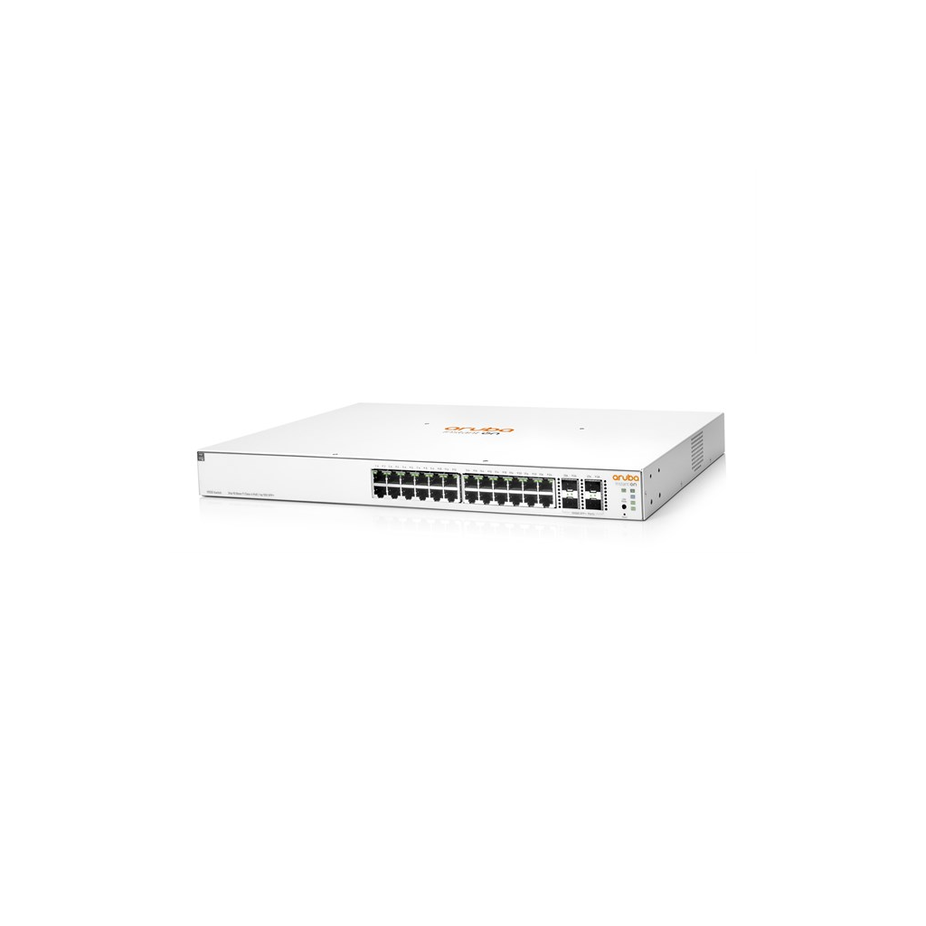 HP Aruba Instant On, JL683B, 1930-24G, 24Port, GigaBit, PoE 195W, 4 Port Gigabit SFP, Yönetilebilir, Rack Mount Switch