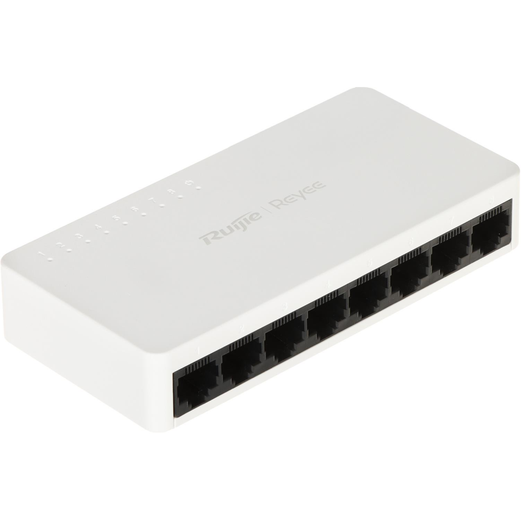 RUIJIE REYEE RG-ES08F 8 Port MegaBit Switch Plastik Kasa