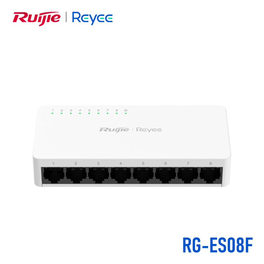 RUIJIE REYEE RG-ES08F 8 Port MegaBit Switch Plastik Kasa