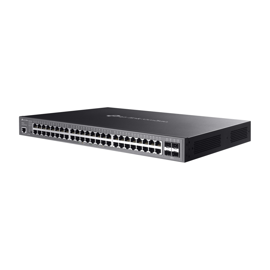 OMADA SG3452P, 48 Port Gigabit, 48 Port Gigabit PoE+, 384W, 4 Port SFP, L2+ Yönetilebilir, Rackmount Metal Kasa Switch