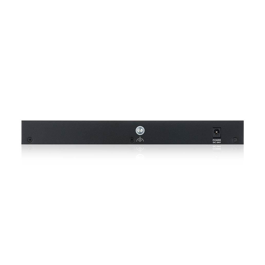 ZyXEL GS1100-10HP, 8 Port, Gigabit, PoE 130W, 2 Port GigaBit SFP, Yönetilemez, Masaüstü Switch