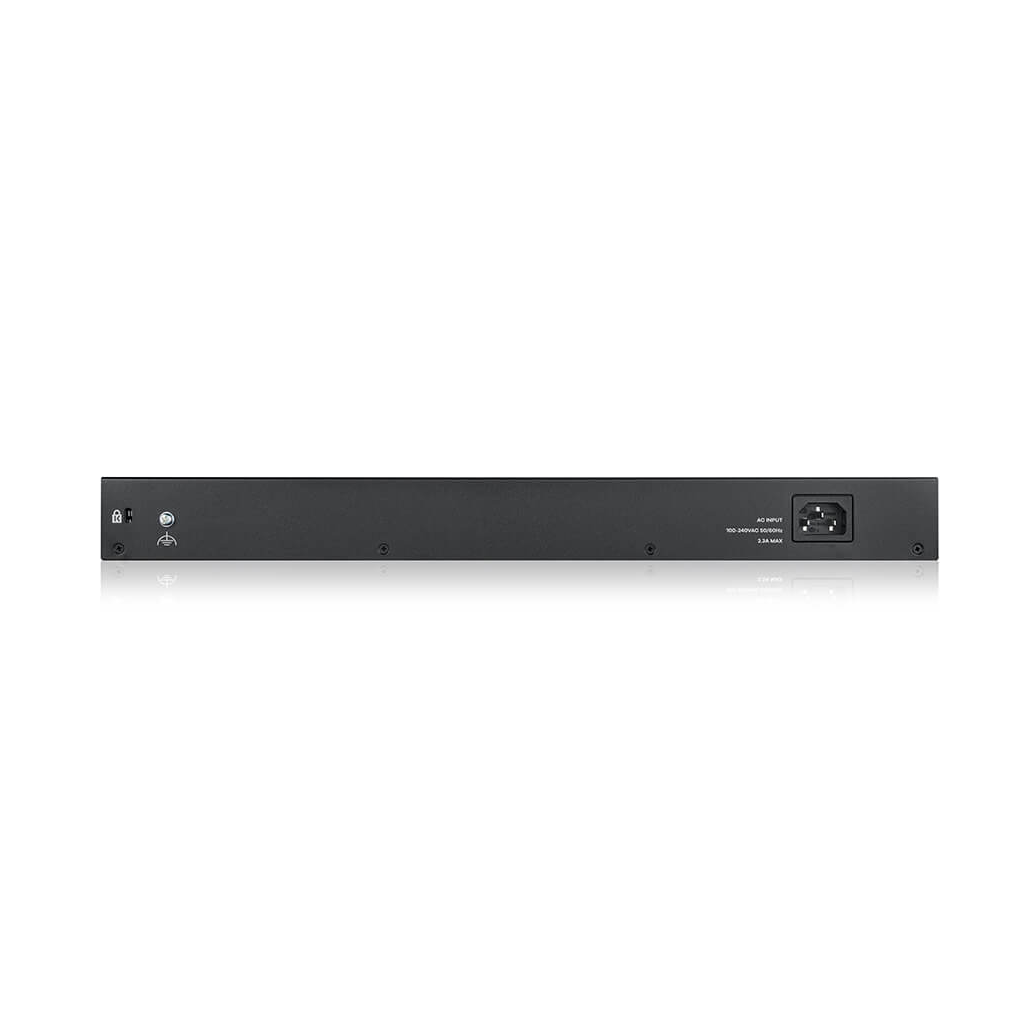 ZyXEL GS1900-24HP V2, 24 Port, GigaBit, PoE 170W, 2 Port GigaBit SFP, Yönetilebilir, Rackmount Switch