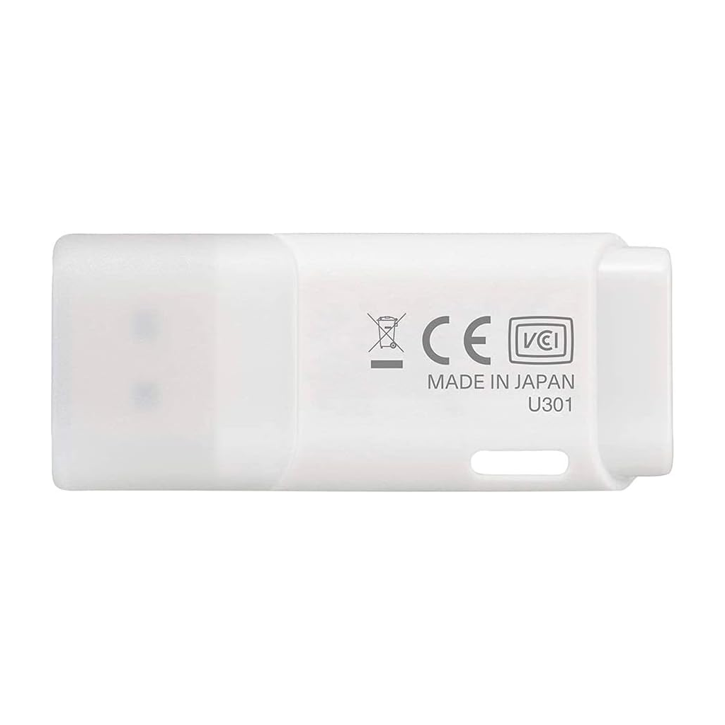 KIOXIA U301W 128GB USB 3.2 Gen1 TransMemory Flash Disk (Beyaz)